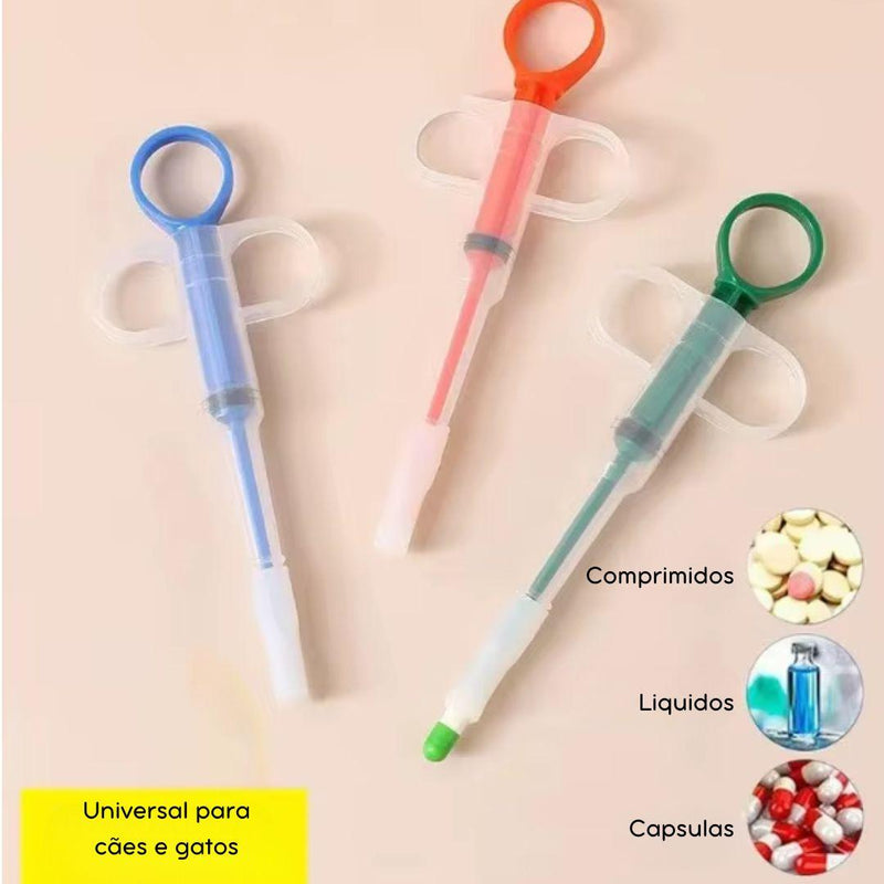 Seringa Aplicadora de Remédios para Pets | Fácil para Comprimidos e Líquidos