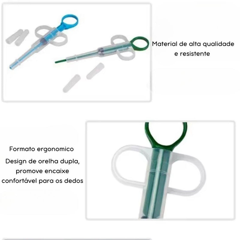 Seringa Aplicadora de Remédios para Pets | Fácil para Comprimidos e Líquidos