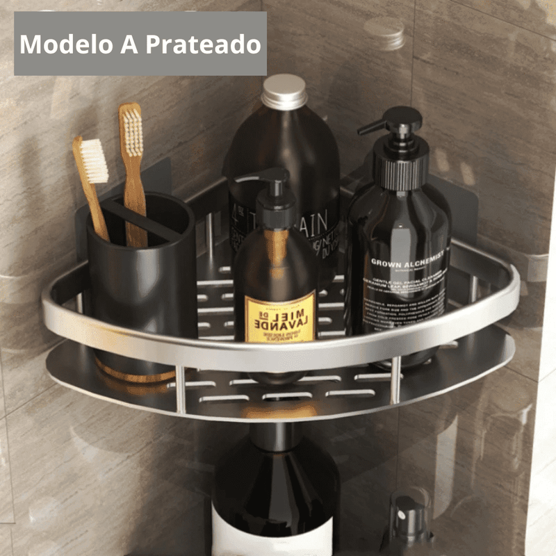 Prateleira para Banheiro de Parede Moderno - Decoração