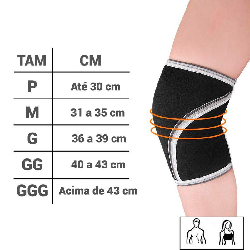 Joelheira ProFit 7mm - Força e Estabilidade para Treinos de Alto Desempenho!