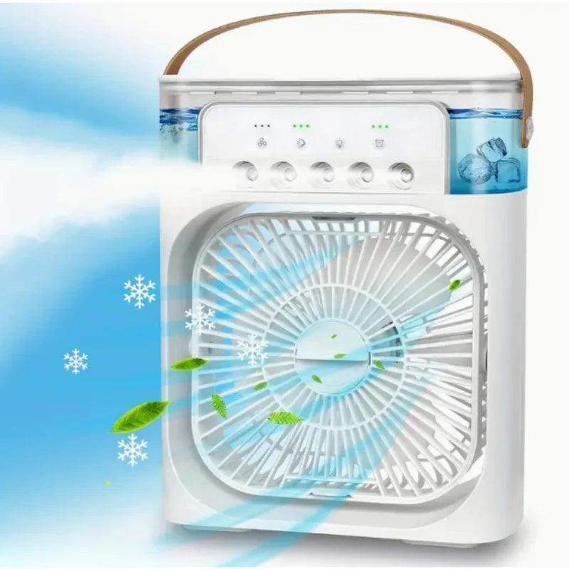 Ventilador Umidificador e Climatizador - Design Compacto