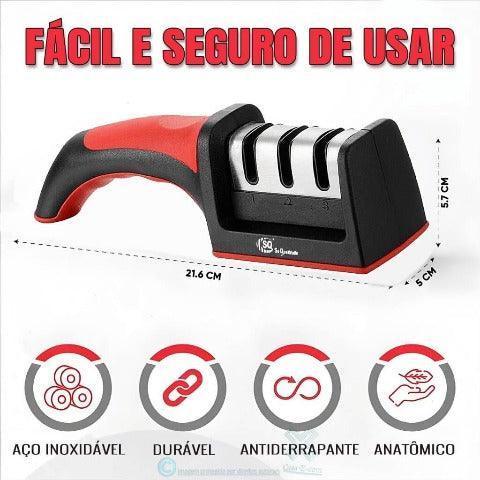 Afiador de Facas Multifuncional