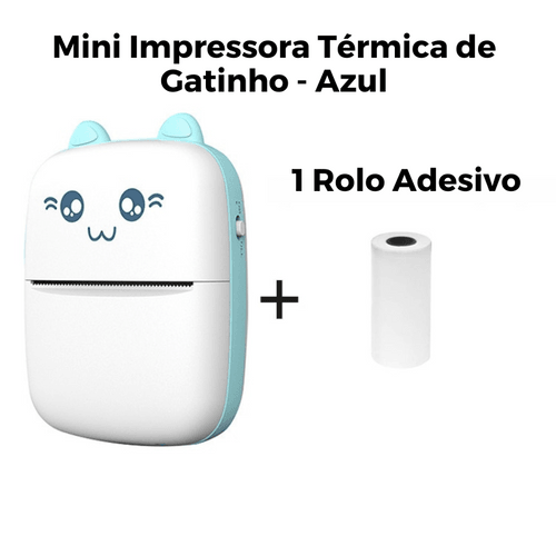 Mini Impressora Térmica de Gatinho