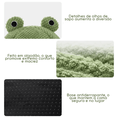 Cama Sapinho Divertida - O Refúgio Perfeito para o Seu Pet