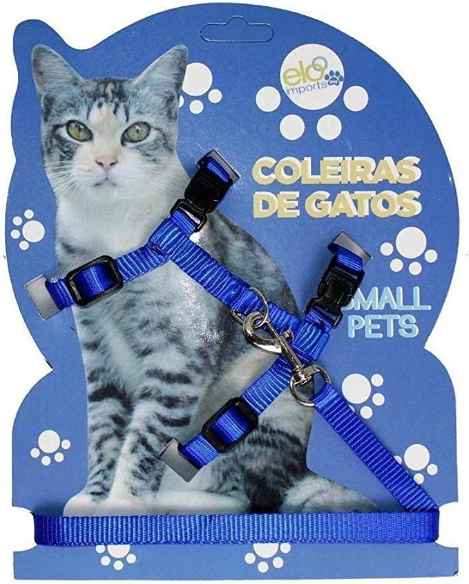 Coleira com Guia para Gatos